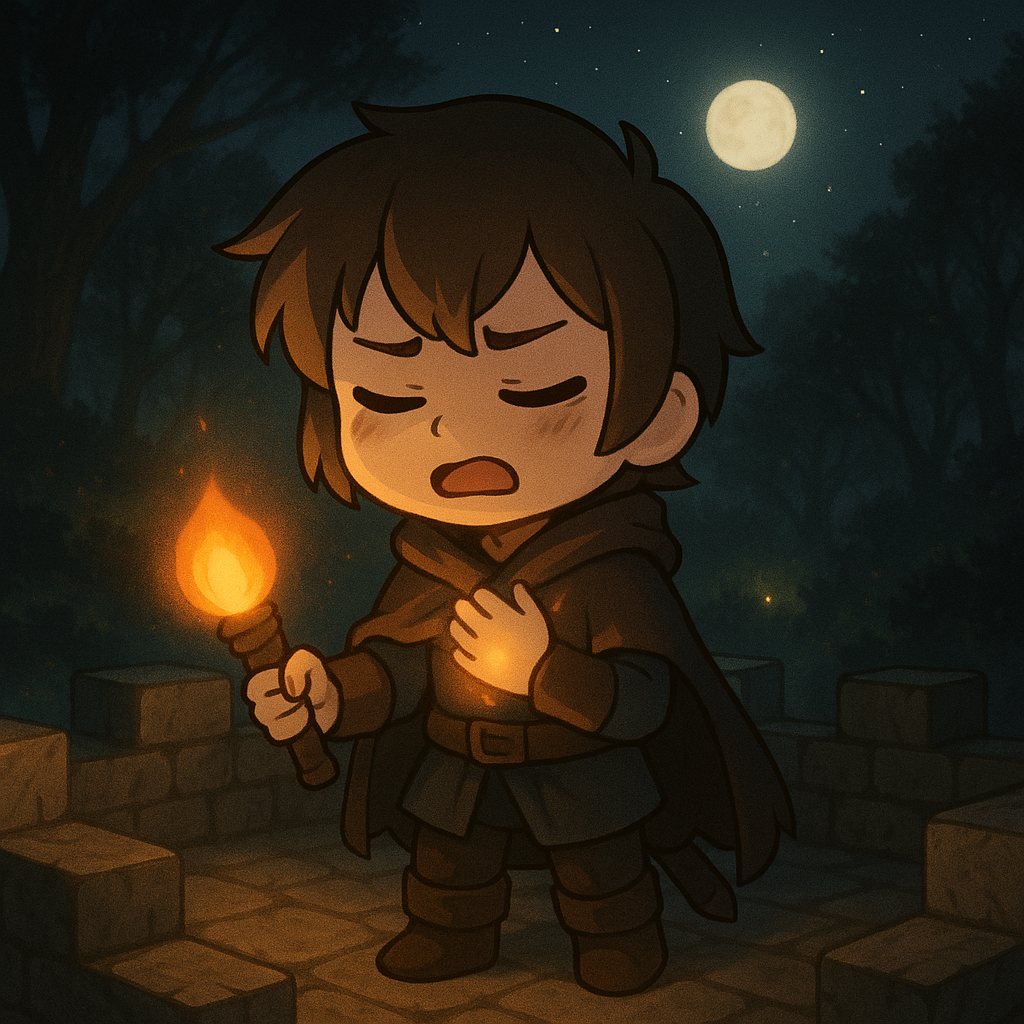Lumi's light stinging his heart (in-game)